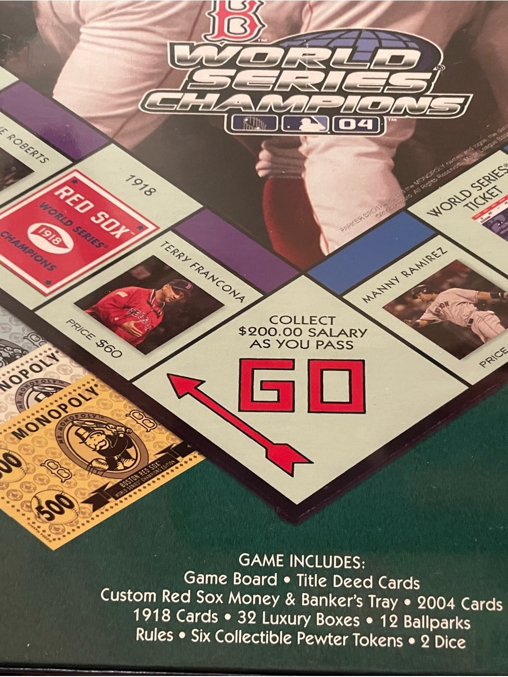 Monopoly Red Sox Edition Board Game - unopened with UNO price tag - Picture 6 of 6